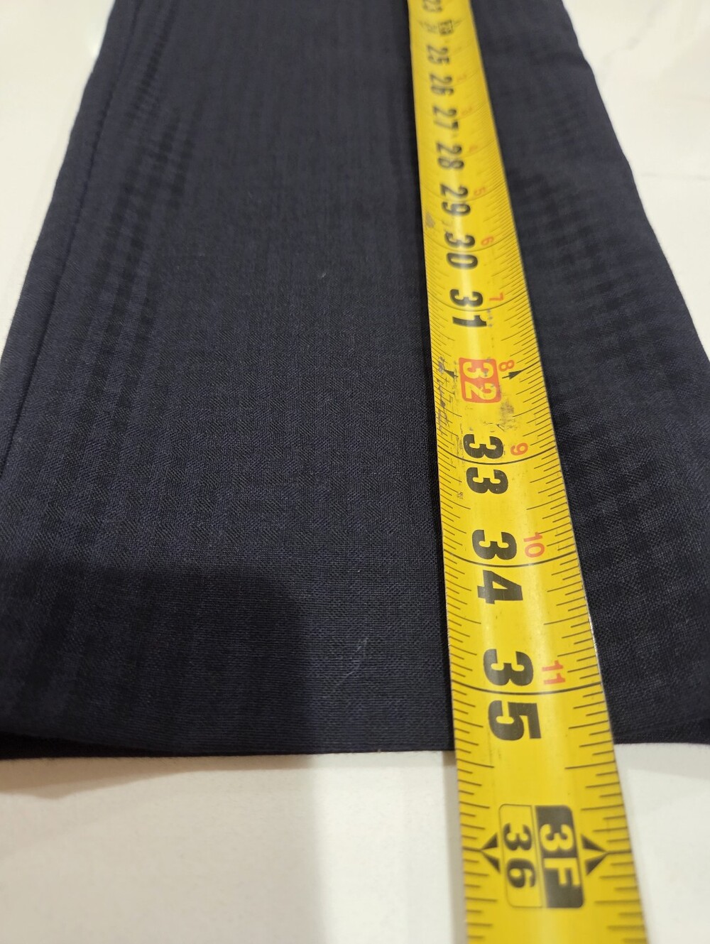 Hugo Boss Women's Tiluna 11 Blue 44% Virgen Woll Plaid STraight Leg Pants Size 4 - Picture 15 of 16